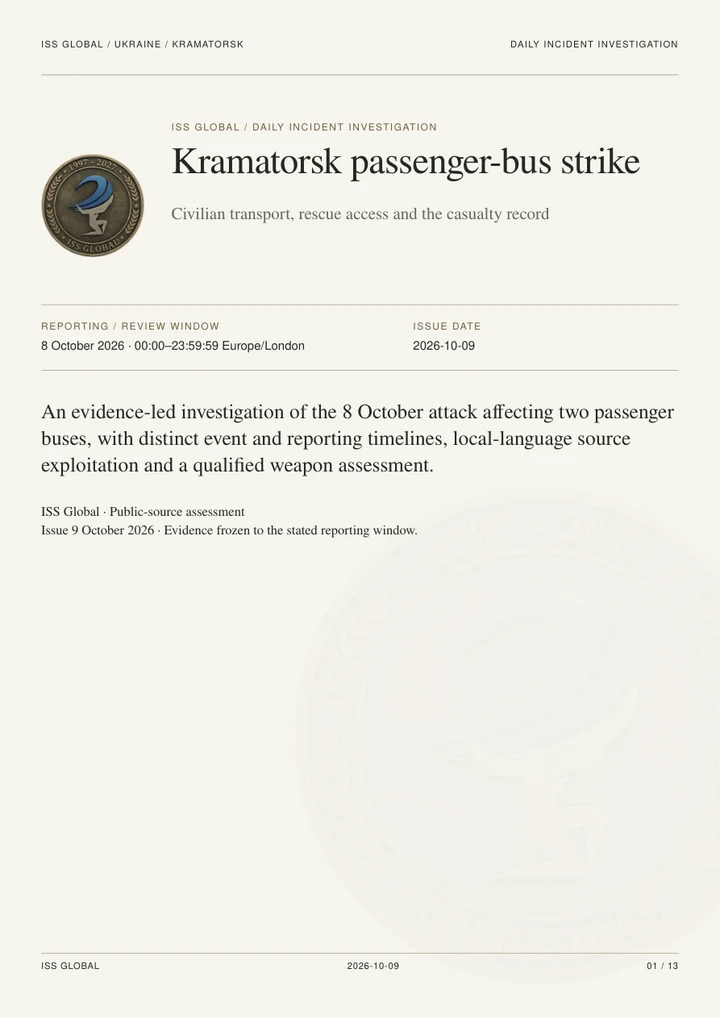 Kramatorsk passenger-bus strike