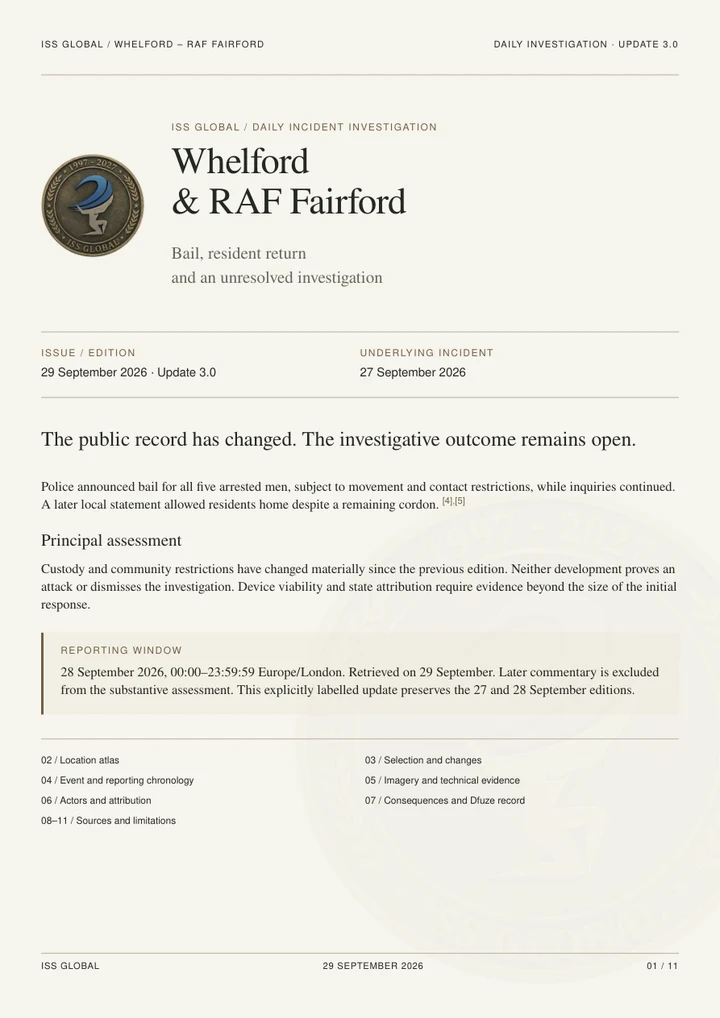 Cover of Whelford & RAF Fairford